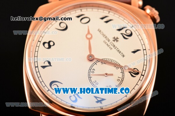 Vacheron Constantin Historiques American Asia Automatic Rose Gold Case with White Dial and Black Arabic Numeral Markers - Click Image to Close